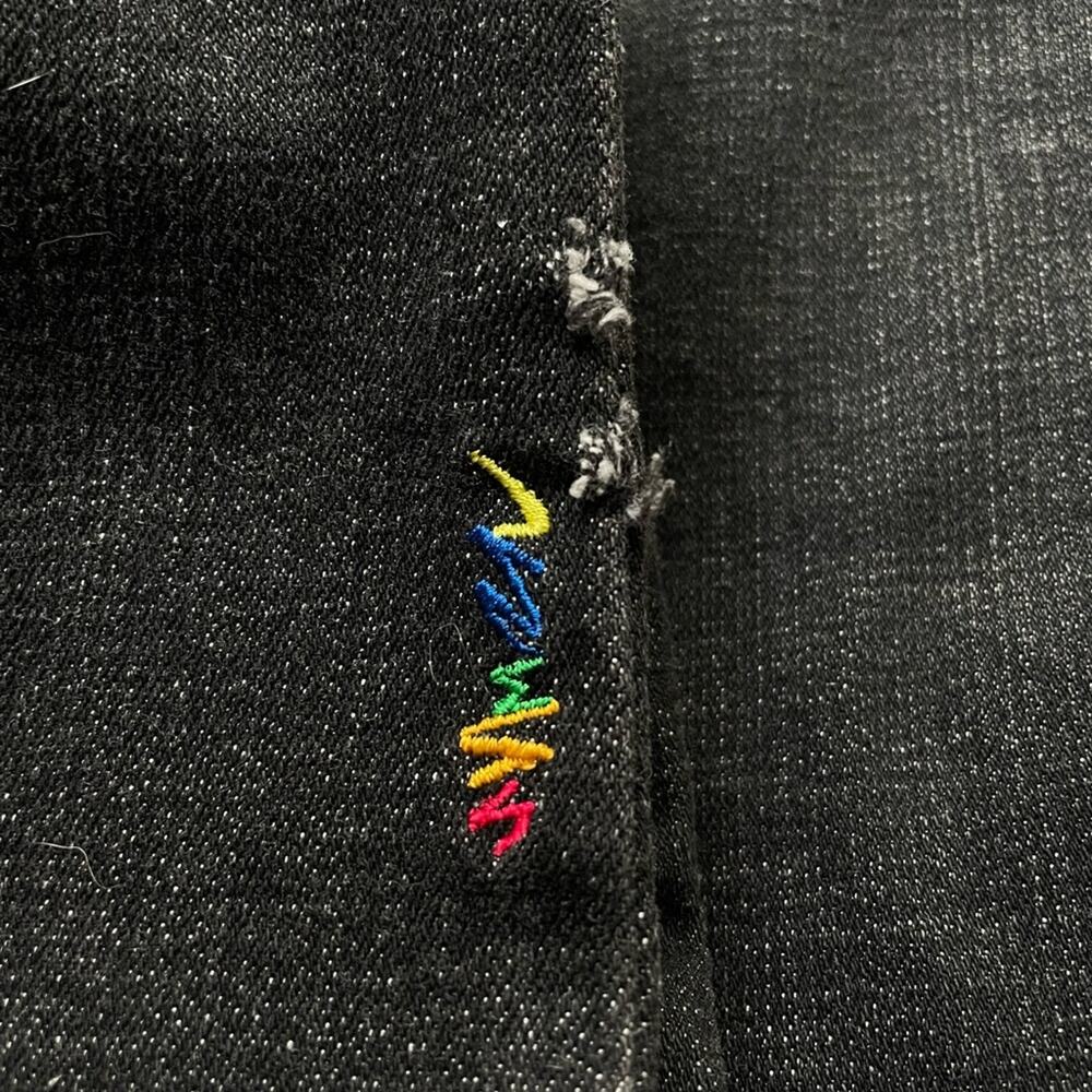 Coogi Straight Leg Black Jeans Size 7 - Picture 7 of 12